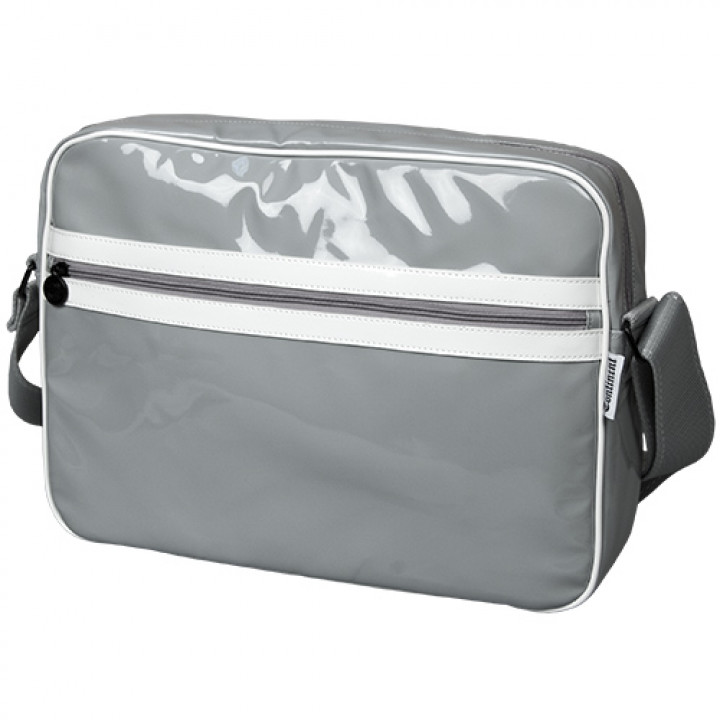 Компьютерная сумка Continent CC-065 Grey+Lak/White