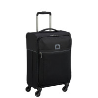 00225580100 Delsey BROCHANT 55 4W CAB TR,Чемодан,черного цвета,ПОЛИЭСТЕР, включая вулканизированное волокно